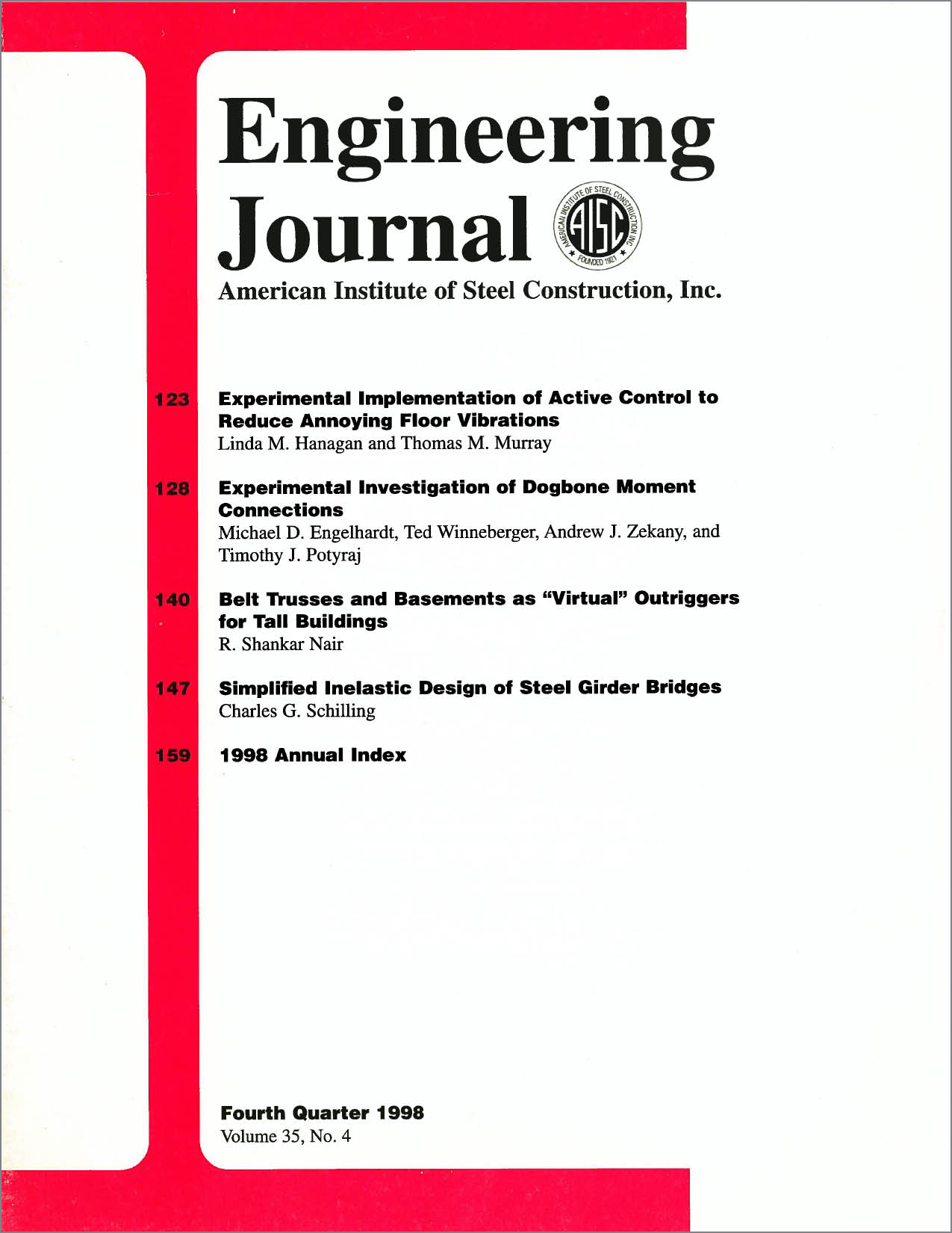 Engineering Journal cover image