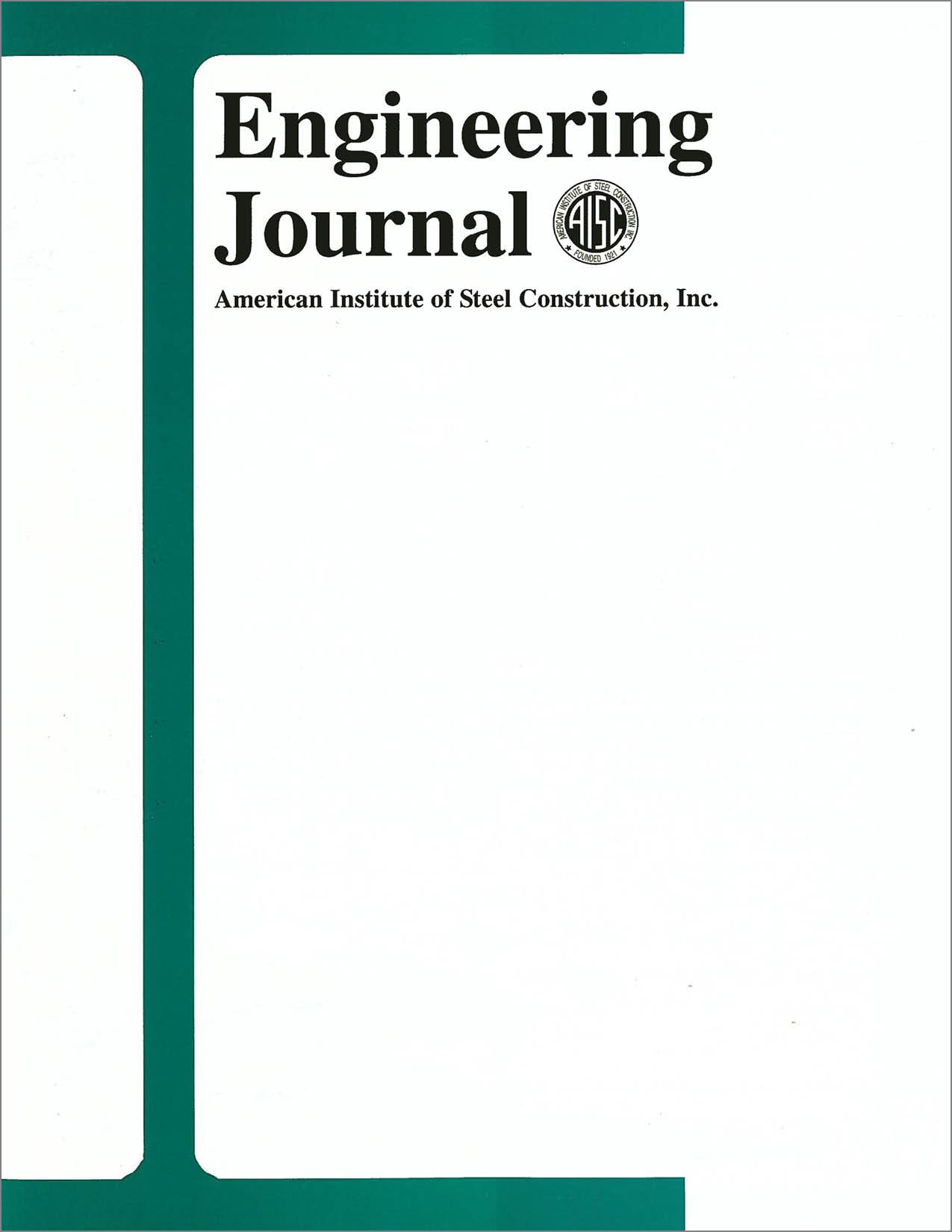 Engineering Journal cover image