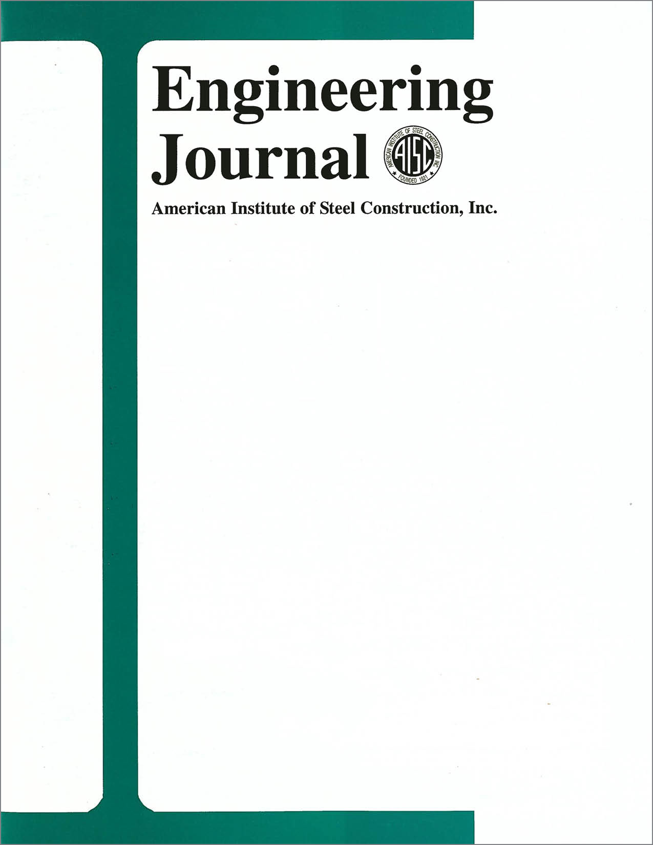 Engineering Journal cover image