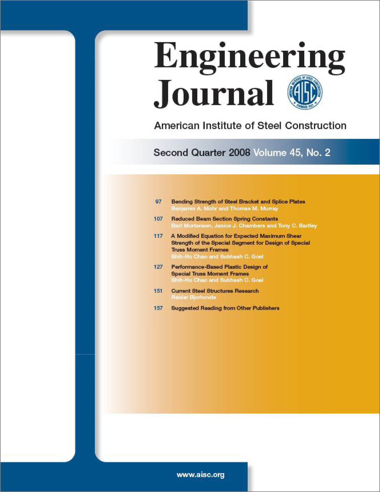 Engineering Journal cover image