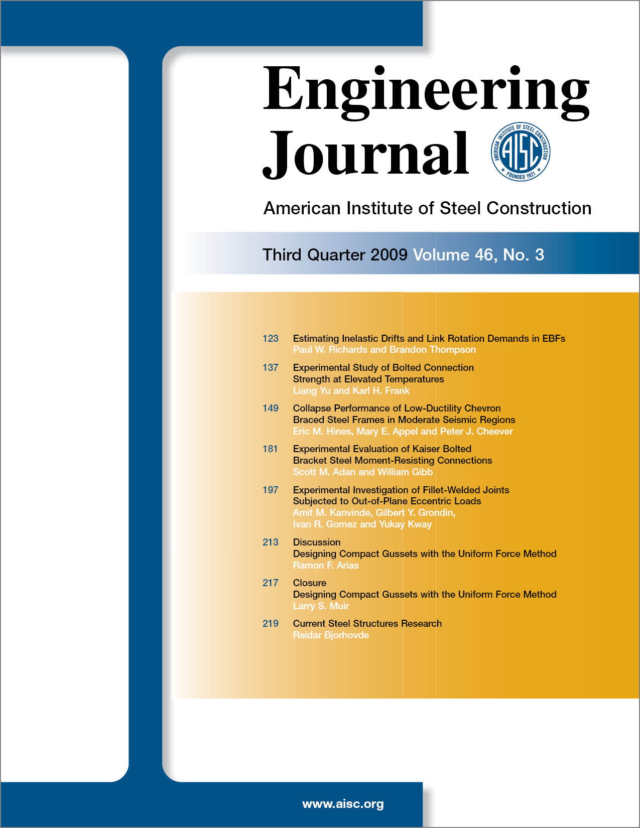 Engineering Journal cover image