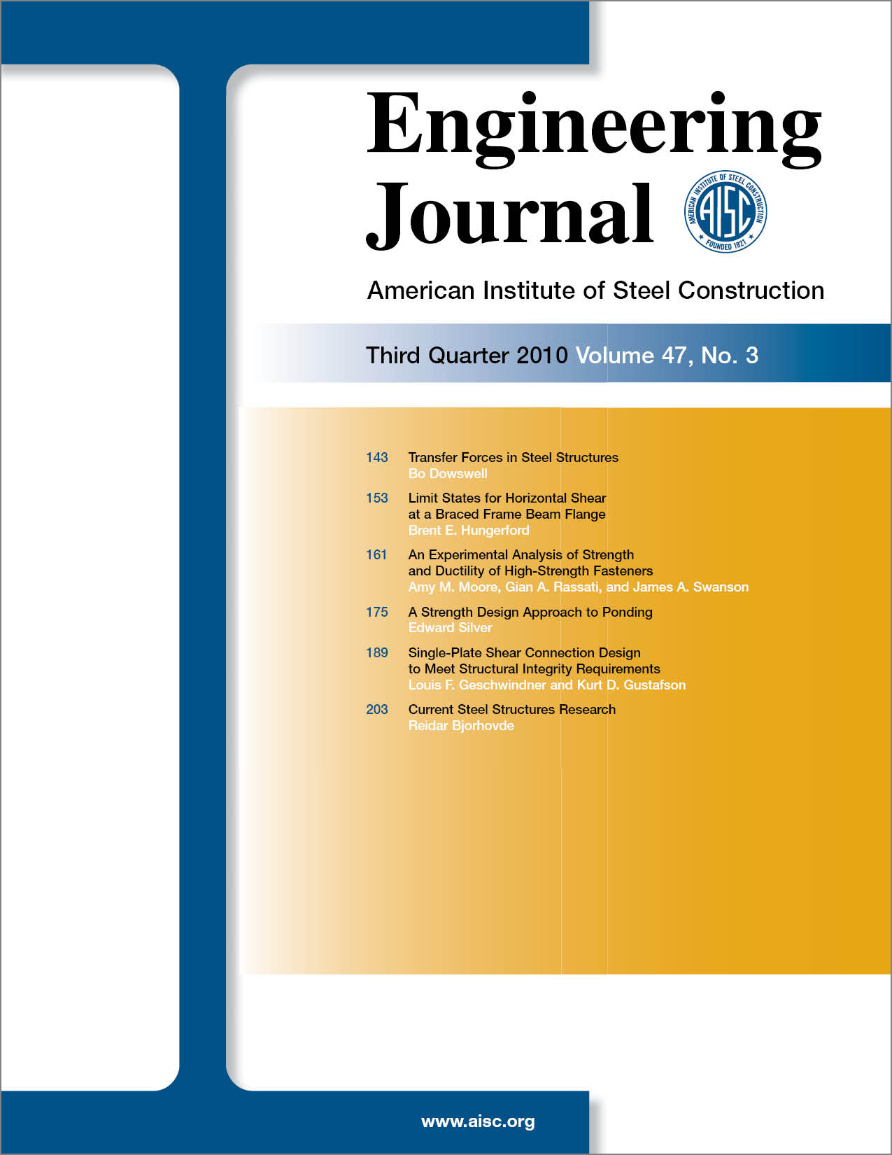 Engineering Journal cover image