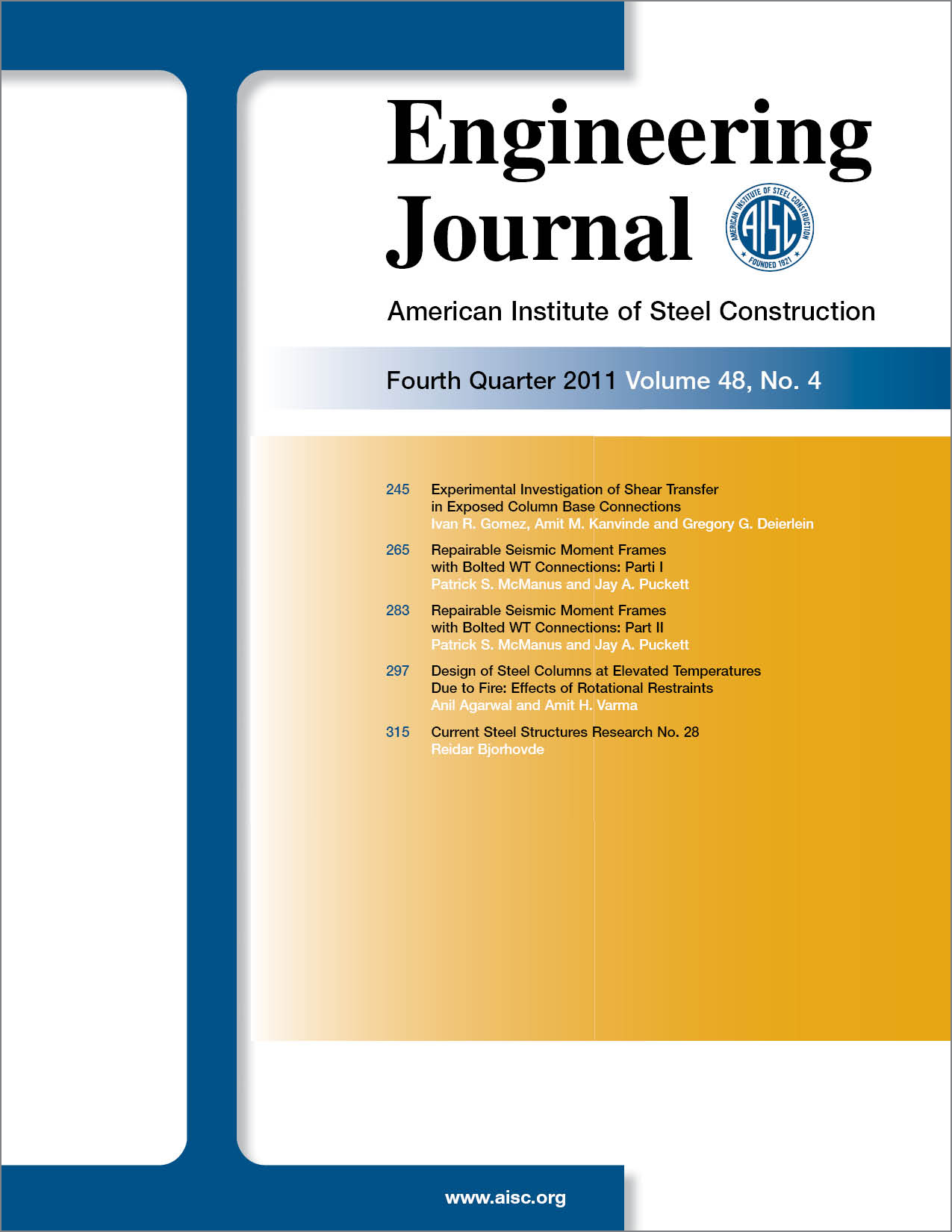 Engineering Journal cover image