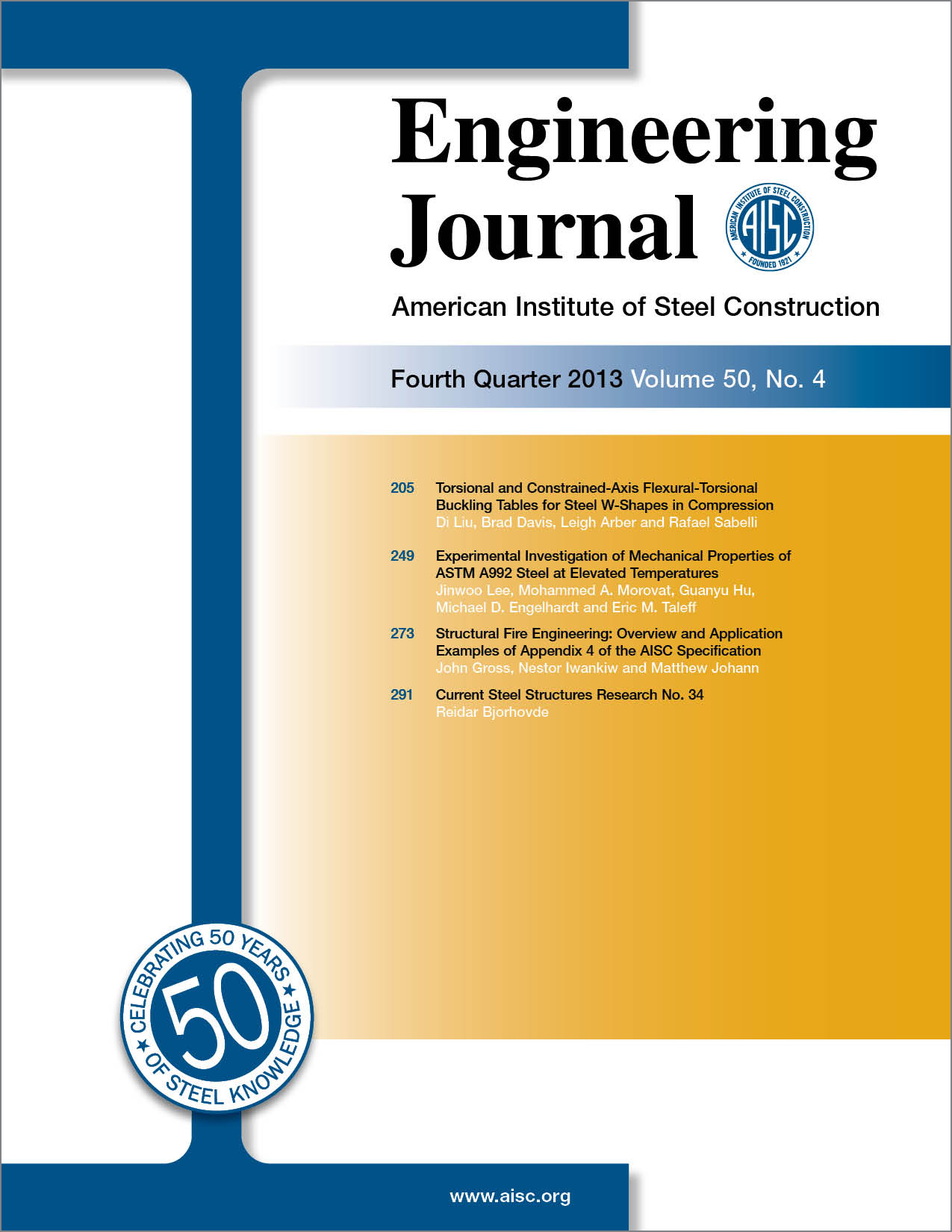 Engineering Journal cover image