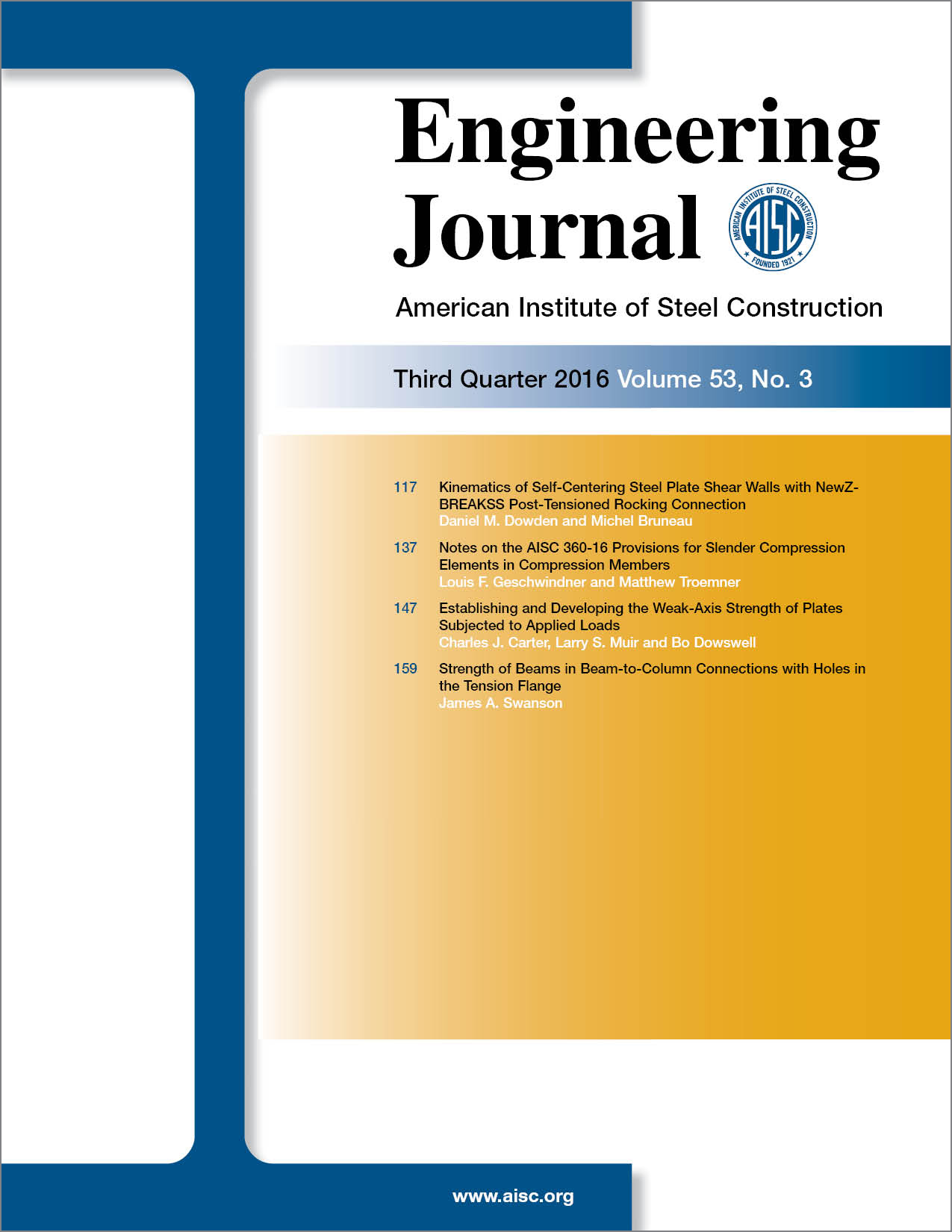 Engineering Journal cover image