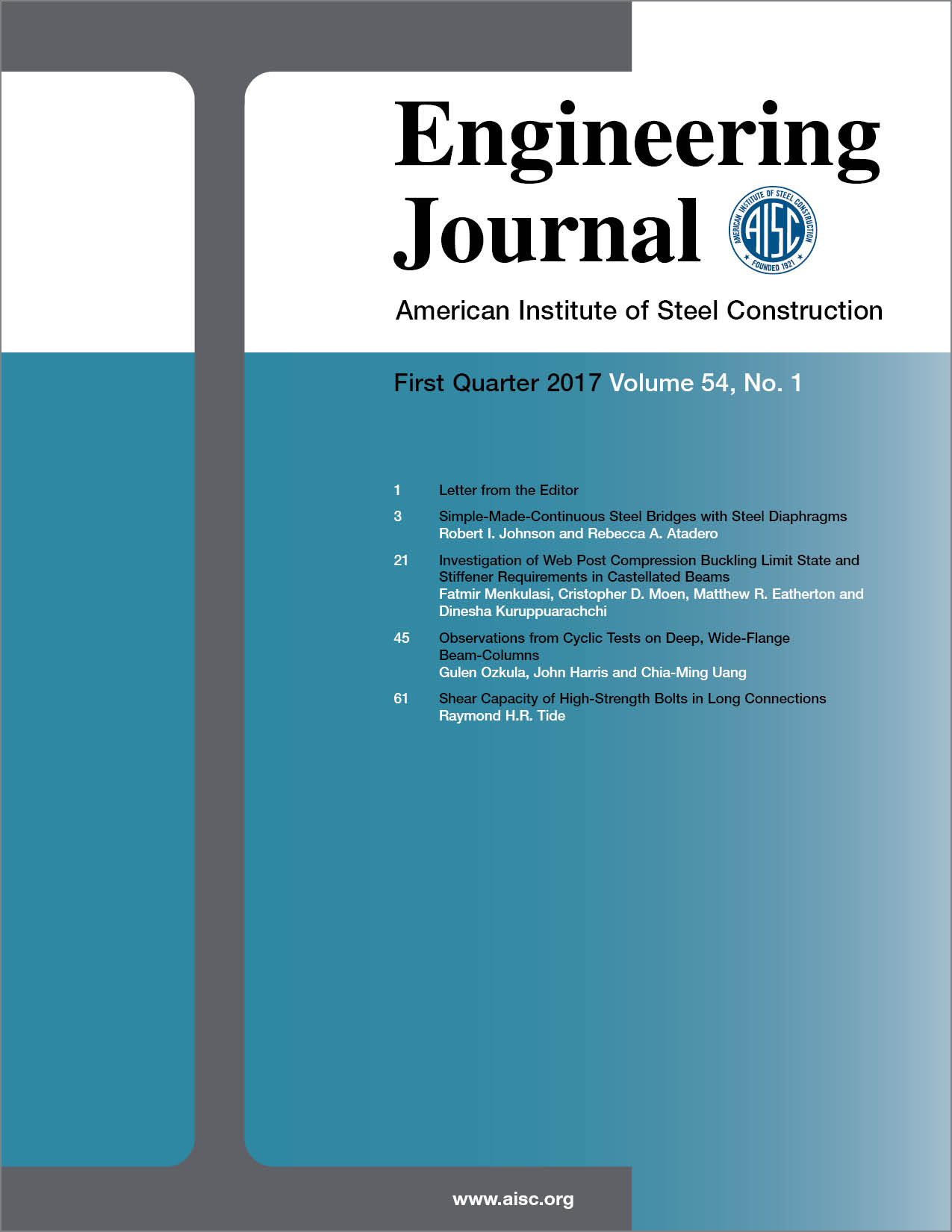 Engineering Journal cover image